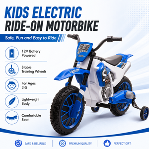 Trottinette Électrique Moderne Légère 12V pour Enfants, <span class=keywords><strong>Moto</strong></span> Tout-Terrain à Batterie, Propulsion Arrière, 45 Min d'Autonomie, <span class=keywords><strong>Roues</strong></span> d'Apprentissage <span class=keywords><strong>3</strong></span>-5 ans - Product Image 2