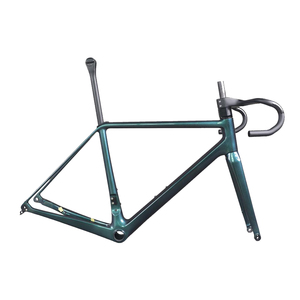 Full Hidden Cable Carbon Fiber T1000 Disc Road Bike <b>Frame</b> FM639 Chameleon 1001 Custom <b>Paint</b> Climbing - Product Image 1