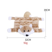 Jouet pour chien en peluche grinçant de conception mignonne fournitures de jouet à mâcher pour animaux de compagnie en plein air résistant aux morsures