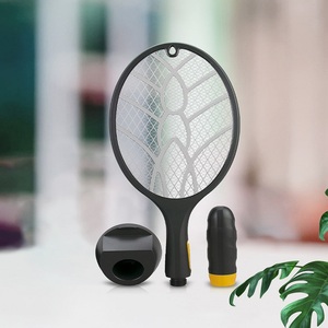 Xách tay có thể sạc lại Fly muỗi vợt điện muỗi Killer Fly Vỉ Đập điện tử Bug Zapper vợt - Product Image 4