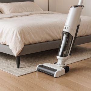 TIK- Aspirateur domestique tout-en-un, laveur de sols autonettoyant, écran LED, moteur sans balais - Product Image 2
