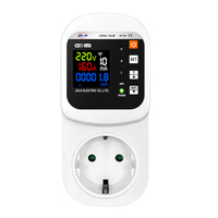 JIUJI Tuya WiFi Power Logger Socket Stabilizzatore 220V con WiFi, Control Remoto Inalámbrico para el Hogar, Interruptor Inteligente