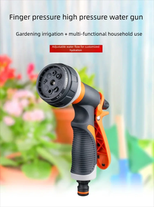 <span class=keywords><strong>Pistolet</strong></span> d'<span class=keywords><strong>arrosage</strong></span> de jardin multifonctionnel, lances manuelles réglables télescopiques, haute pression, débits variables, lavage de voiture - Product Image 6