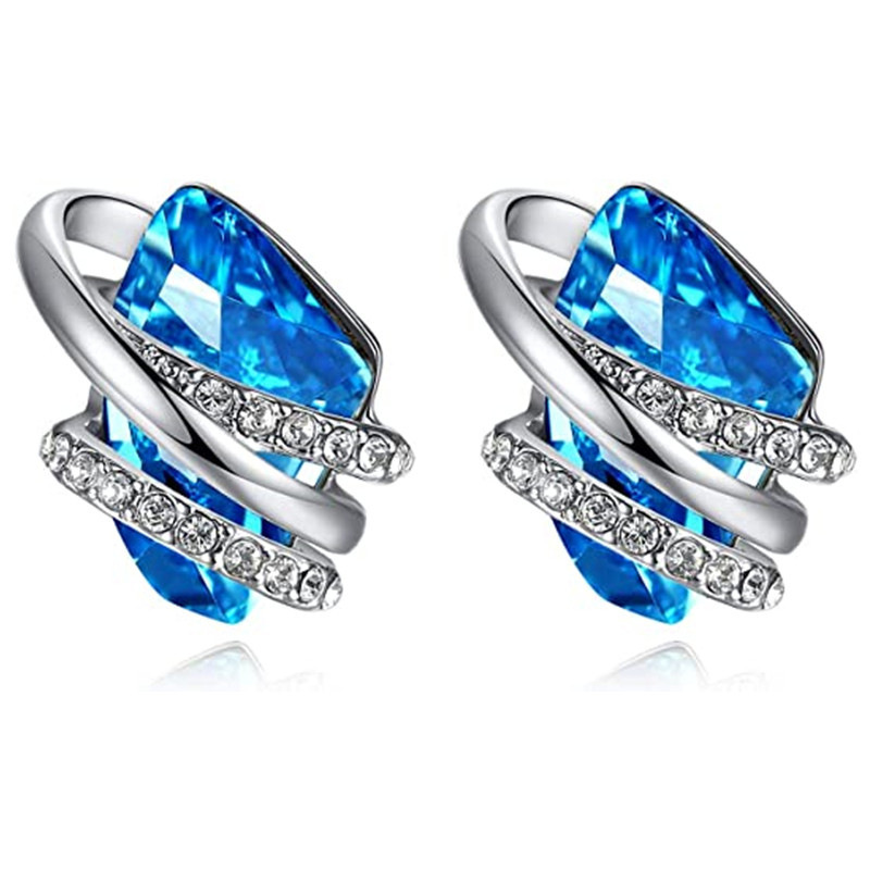 E2234 Blue Diamond + White Gold