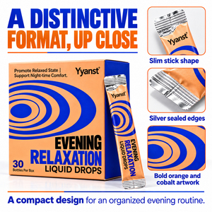 Extrait d'herbes Yyanst, soutien au sommeil, liquide oral nutritionnel pour adultes, 30 sachets par boîte - Product Image 6