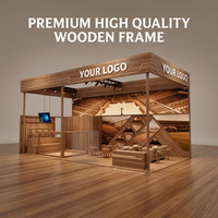 YTSF-I18 Présentoirs Publicitaires Modulaires Portables en Bois de Haute Qualité, Nouveau Design, pour Salons Professionnels et Foires Commerciales, Personnalisables