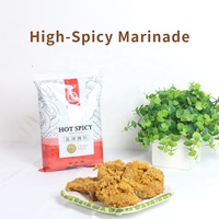 Marinade pour poulet frit commercial la plus vendue, épicée et parfumée, avec une saveur croustillante dorée, mélange hautement transformé