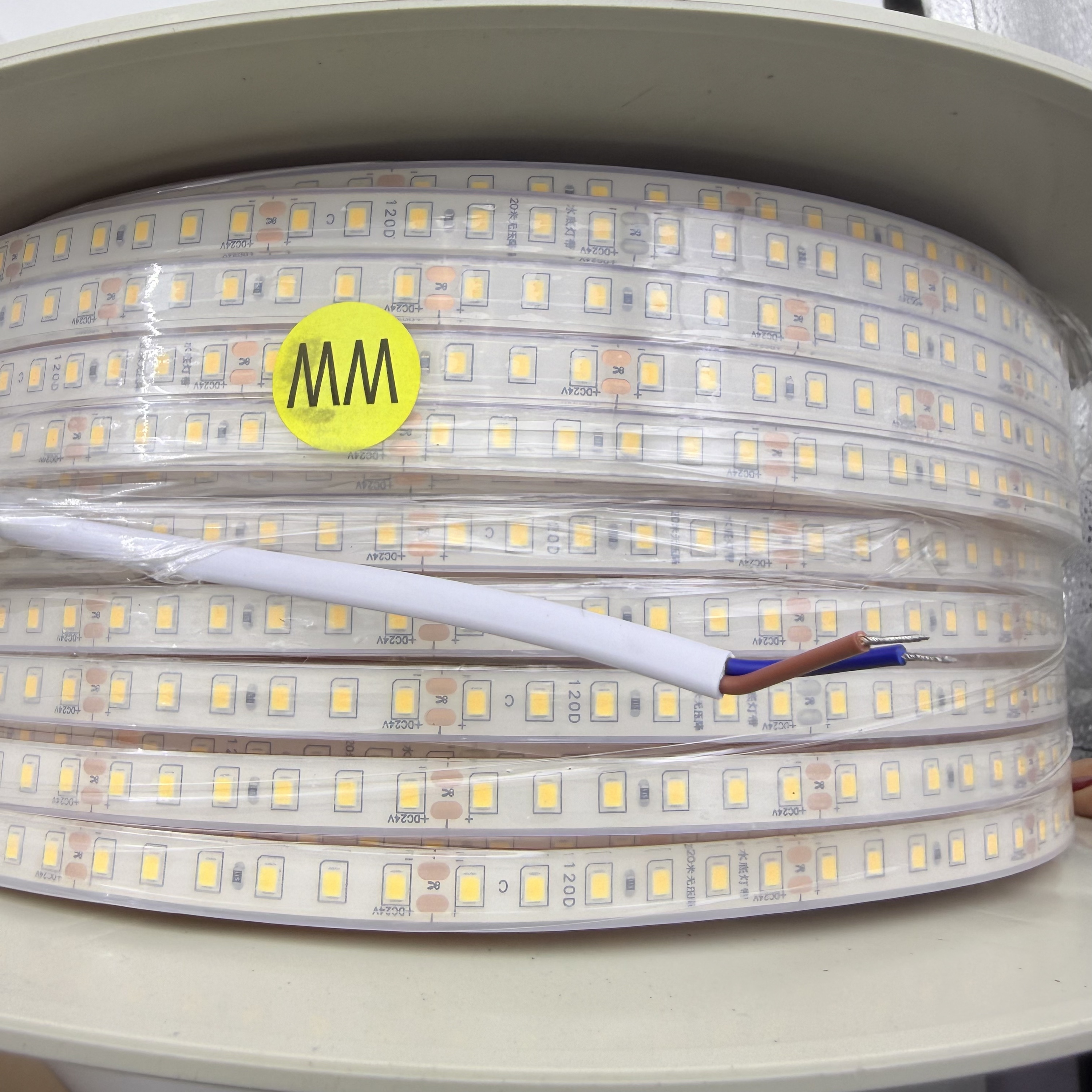 Outdoor Led Strip Light DC24V SMD2835 120leds/m 100m/roll Waterproof IP67 High Bright Flexible Led Light Strip