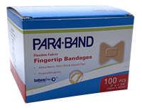 Bandes adhésives en tissu flexible hypoallergéniques pour les doigts, pour usage quotidien, qualité médicale 7638-FP