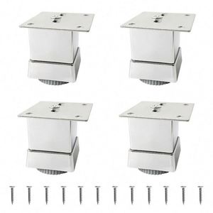 Iron Furniture Tube <b>Legs</b> Sofa and <b>Table</b> Hardware Feet Customized Square <b>Legs</b> for Outdoor Living Room Use - Product Image 3