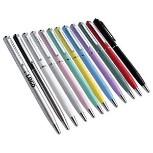 Factory Supply Hotel-Style Twist Metal Ballpoint Can Customized Logo 1.0Mm Writing Width for Promotion <b>Gift</b> <b>Pen</b> - Product Image 1