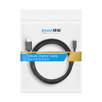 Câble adaptateur micro HDMI 1M plaqué or avec gaine en PVC, prise mâle-mâle, prise en charge Ethernet 4K 60Hz, blindage tressé pour moniteur et ordinateur