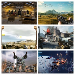 Auto-Kalibrierung Interaktive Projektionswand Bullet 60 Fps Pistole Interaktiver Schießsimulator Spiel für Erwachsenenunterhaltung - Product Image 3