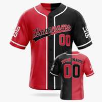 Vestes de baseball personnalisées pour hommes en gros, col rond, Spandex/Polyester, anti-UV, anti-bactérien, haute qualité, cousues, 220g, 3D/uni