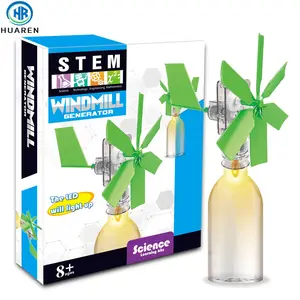 Chenghai Factory Educational Stem Science Experiment LED Mini Wind Turbine Kits pour enfants