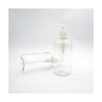 Bouteilles en plastique PET personnalisées de 250 ml avec pompe pulvérisatrice de 24 mm et décalcomanie pour emballage de savon liquide et shampoing – Vente en gros