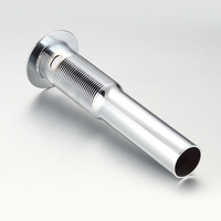 Tapón de Desagüe para Lavabo de Baño de Diseño Universal Moderno, Acero Inoxidable 304, Desagüe Emergente con Orificio de Desbordamiento