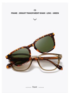 Vente en gros <span class=keywords><strong>de</strong></span> lunettes <span class=keywords><strong>de</strong></span> <span class=keywords><strong>vue</strong></span> légères à prix bas avec montures TR, clips magnétiques pour lunettes <span class=keywords><strong>de</strong></span> soleil avec verres polarisés UV400, fabriquées en Chine - Product Image 1
