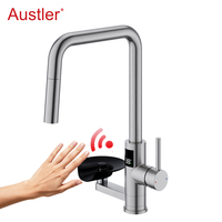 trou tasse rondelle mat noir en acier inoxydable retirer pulvérisateur évier robinet de cuisine avec verre rinceur
