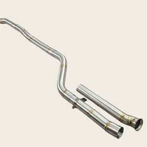 Sistema de Escape para Automóvil con <span class=keywords><strong>Precio</strong></span> de Fábrica para <span class=keywords><strong>BMW</strong></span> 528 <span class=keywords><strong>530e</strong></span> 2.0T, Silenciador con Válvula de Control de Vacío, Tubos de Escape de Acero Inoxidable 304 - Product Image 3