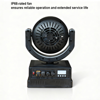 Igreslite 90W RGB Y LED Machine à bulles à batterie à tête mobile avec télécommande DMX IP65 Machine à bulles étanche