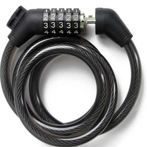 Candado para bicicleta de 120 cm con combinación de cinco dígitos, candado de cadena de alambre metálico para equipo de ciclismo - Product Image 3