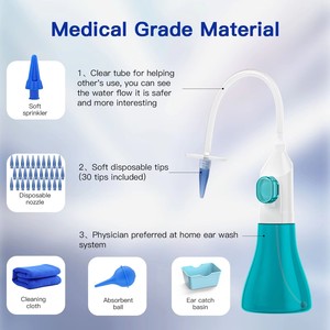 Набор для чистки ушей для домашнего использования: медицинский аппарат для промывания ушей, комплект для очистки ушей в домашних условиях и в автомобиле с инструментом для удаления ушной серы и промывки водой - Product Image 3