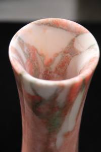 Venta al por mayor de jarrones de flores de mármol natural de lujo nube verde esmeralda y Rojo <span class=keywords><strong>Monica</strong></span> decoración del hogar género de piedra - Product Image 2