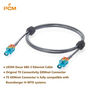 Câble Ethernet automobile GEMnet femelle-femelle, code Z, original TE Connectivity 1-2368022-4 AMP, réseau Ethernet embarqué - Product Image 2