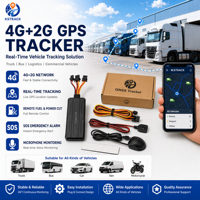 Traceur de sécurité pour véhicule J16 4G avec microphone, surveillance vocale, détection d'arrêt du moteur et plateforme cloud de gestion à distance