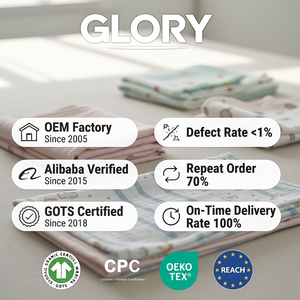 Manta Envolvente de Muselina Grande con Estampado Digital de Algodón de Bambú Orgánico GOTS, con Logotipo Personalizado, para Bebés Recién Nacidos, 47"x47" - Product Image 6