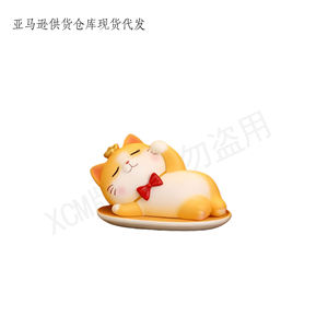Statue Maneki-neko fantaisie, figurine personnalisée, accent festif pour la maison, décoration artisanale, cadeau idéal pour les passionnés d'Asie - Product Image 4