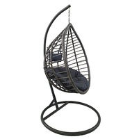 Chaise balançoire suspendue salon balcon chaise oeuf d'intérieur confortable et oreillers gratuits