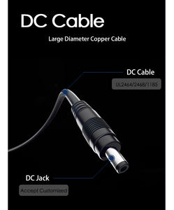 Adaptador de Corriente CA/CC YHY 9V 5A 45W con Cable de 1200mm para Reproductor de <span class=keywords><strong>DVD</strong></span>, Garantía de <span class=keywords><strong>3</strong></span> Años - Product Image 5
