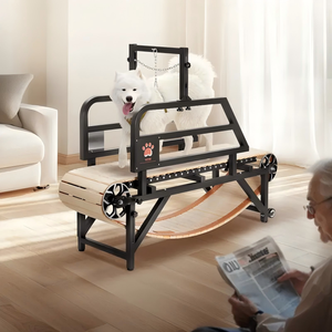 उपयोगी थोक लकड़ी थोक लकड़ी उच्च गुणवत्ता वाले इनडोर पालतू ट्रेडमिल चल मशीन कुत्ते के लिए चपलता प्रशिक्षण ट्रेडमिल फैशन शैली - Product Image 2