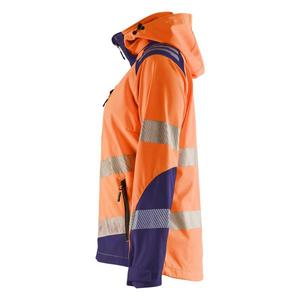 BLAKLADER - 479125135389XXXL Women’s <b>Hi</b>-<b>Vis</b> Softshell jacket <b>Orange</b>/Navy blue - EAN 7330509882429 <b>HI</b>-<b>VIS</b> WORKWEAR - Product Image 4