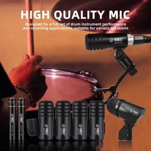 Set de Micrófonos para Batería OEM DG7 Micrófono de Condensador para Caja Instrumento de Grabación Profesional Set de Micrófonos con Cable y Maletín - Product Image 3