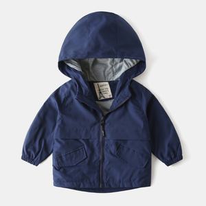 <span class=keywords><strong>Veste</strong></span> Softshell pour enfants bébé garçon motif camouflage à capuche imperméable et coupe-vent vêtements d'extérieur printemps automne manteau fin - Product Image 2
