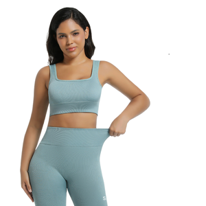 Conjunto de Ropa Interior Femenina de Dos Piezas Sin Costuras con Almohadillas Desmontables, Venta Caliente Transfronteriza <span class=keywords><strong>SHEIN</strong></span> AliExpress TEMU Yoga - Product Image 2