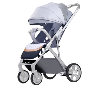 Poussette Bébé Wisesonle à Vue Haute, Landau <span class=keywords><strong>Porte</strong></span>-Bébé, Vente Directe Fournisseur Chinois, Cadre en Acier Inoxydable Oxford Personnalisé OEM, 15kg - Product Image 1