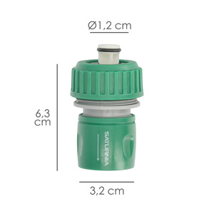 Connettore per Tubo in Plastica da 3/4" con Blocco di Sicurezza in Confezione Blister - Product Image 2