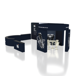 Stand d'exposition 10x20 pour les <span class=keywords><strong>salons</strong></span> professionnels de la coiffure masculine et de l'électronique grand public - Product Image 5