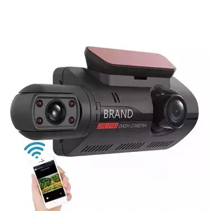 1080P Wifi Rear View Car Reverse Mirror Camera Front and Rear Dash Board Car Camera Dash Cam Wireless Dash Camera for Cars