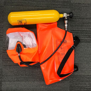 Dispositivo di Respirazione d'Emergenza <span class=keywords><strong>SCBA</strong></span> EEBD Approvato SOLAS, 15 Minuti, Bombola PVC 3L, Maschera Integrale per Spazi Confinati Marini - Product Image 3