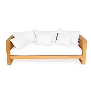 Ensemble de meubles de jardin populaires en teck pour l'extérieur, ensemble de canapés pour hôtel et salon - Product Image 1
