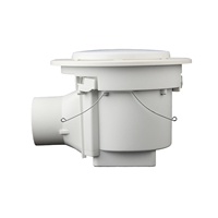 Ventilateur d'extraction silencieux 2-en-1 pour salle de bain à haut débit d'air, conduit de 125 mm, moteur en cuivre pur avec lumière LED, 275 m³/h, faible niveau sonore ≤45 dB, idéal pour hôtel