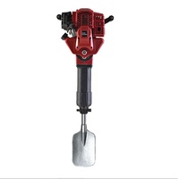 Pelle à essence industrielle RUJIE à moteur quatre temps, personnalisable OEM, pour l'abattage d'arbres, le terrassement et le défrichement de roches, facile à utiliser