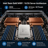 Prosesor Intel Xeon Gold 5418Y Server CPU 24 Core 48 Thread 2.0GHz 3.8GHz 45MB L3 Cache LGA4677 185W
