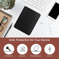 Sarung lengan Universal untuk Kindle 6 inci/Kobo/Voyaga/Lenovo/Pocket Book/Tolino E-Book kantong lengan kulit ringan