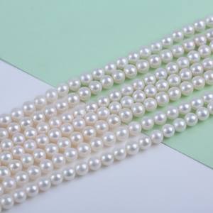 Perles d'eau douce Zhuji Source Aquaculture, 6-7 mm, diverses qualités, brillantes, pour colliers DIY, perles d'eau douce naturelles en vrac pour la vente en gros - Product Image 4